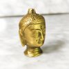 Cabeza Incensario de Buda Gautama de bronce de Nepal