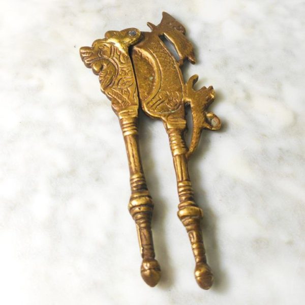 Pinza para Nuez de Areca o de Betel, bronce, Indonesia s.XIX