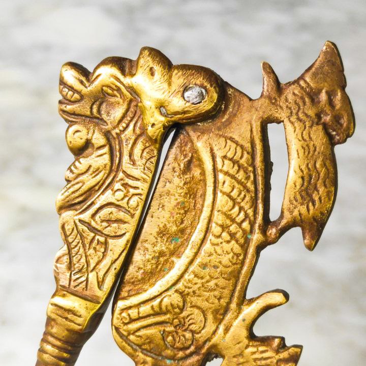 Pinza para Nuez de Areca o de Betel, bronce, Indonesia s.XIX