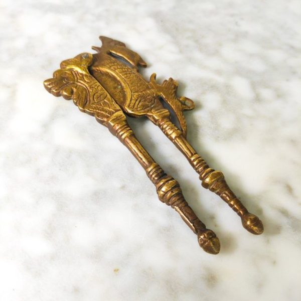 Pinza para Nuez de Areca o de Betel, bronce, Indonesia s.XIX