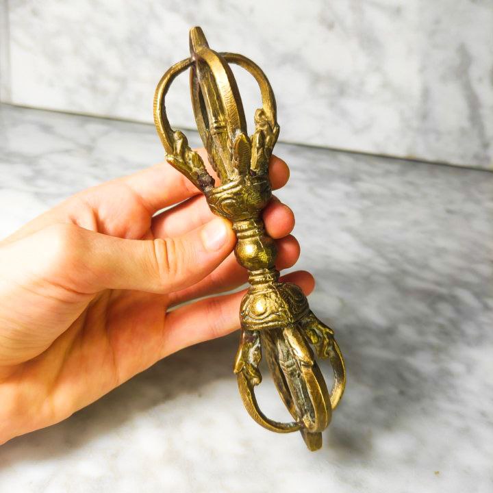 Dorje Budista de bronce, Nepal, s.XIX