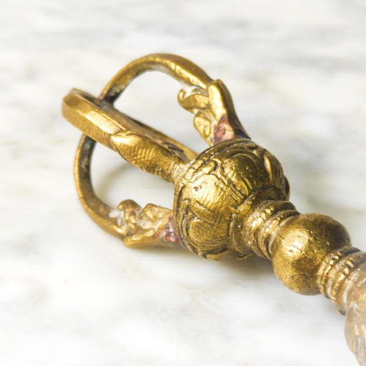 Dorje Budista de bronce, Nepal, s.XIX