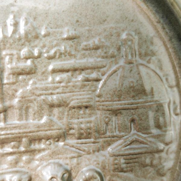 Plato de Cerámica Ucraniana de LKSF Lvov c.1960