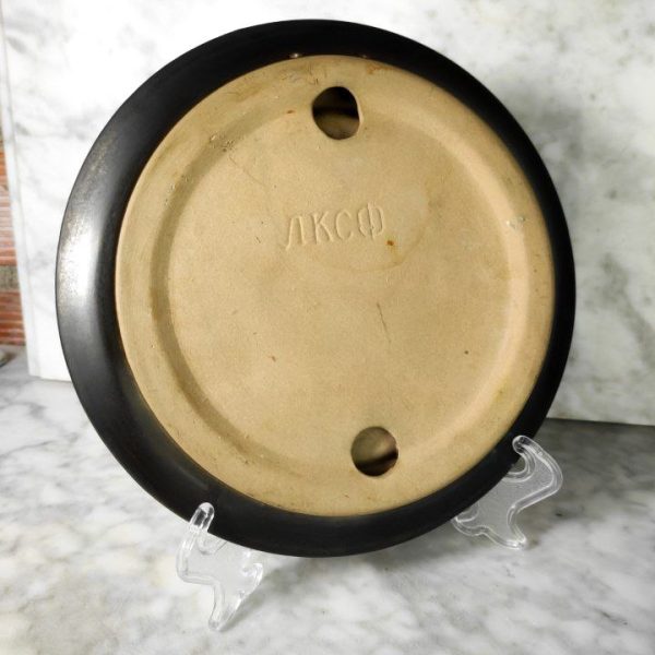 Plato de Cerámica Ucraniana de LKSF Lvov c.1960