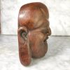 LOTE000148_03.jpg Máscara China de Bambú del Buda Sonriente Tallada Antigua de China finales s.XIX