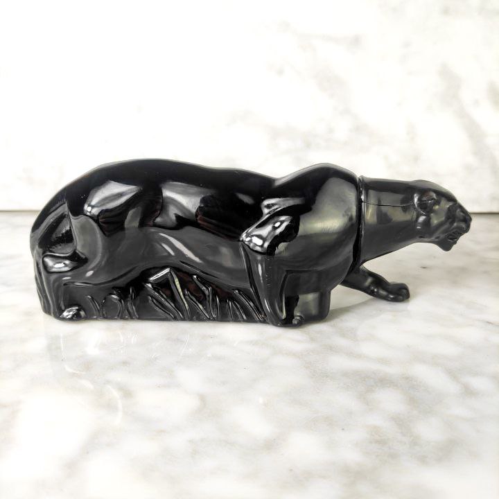 Pantera de Avon Negra de Vidrio