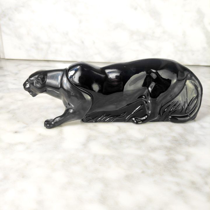 Pantera de Avon Negra de Vidrio