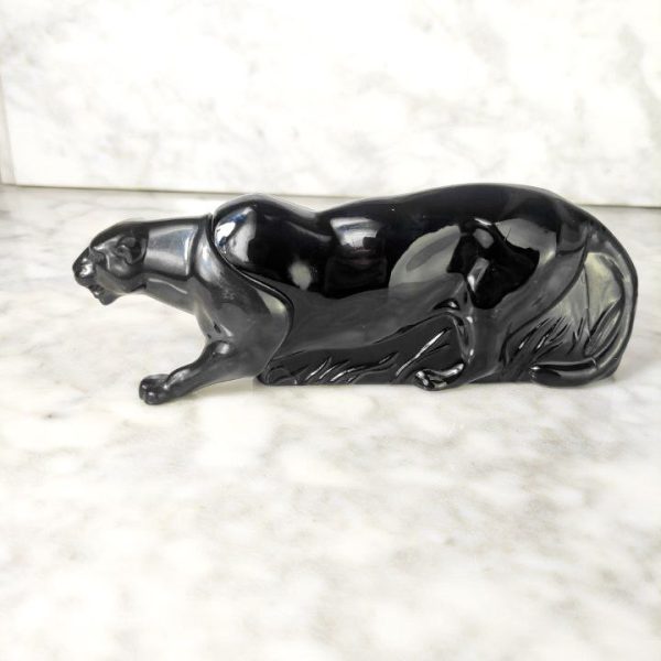 Pantera de Avon Negra de Vidrio