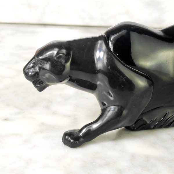 Pantera de Avon Negra de Vidrio