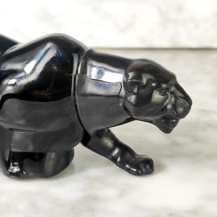 Pantera de Avon Negra de Vidrio
