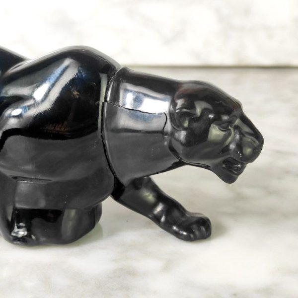 Pantera de Avon Negra de Vidrio