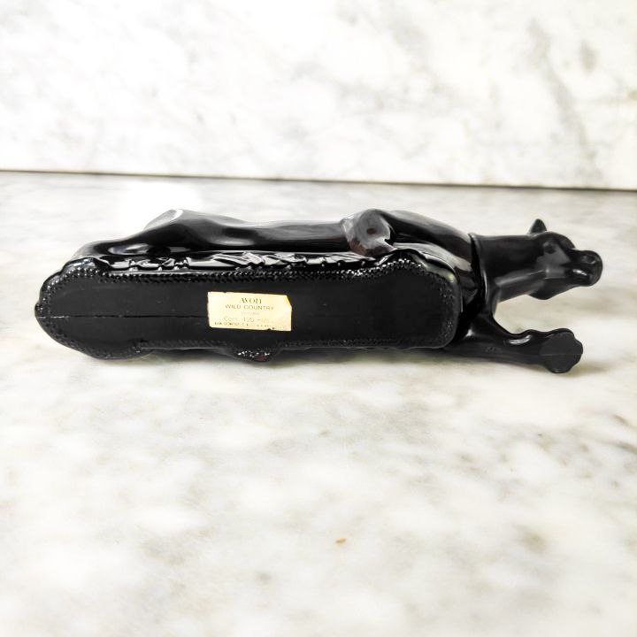 Pantera de Avon Negra de Vidrio