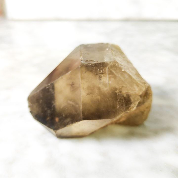 Punta de Cristal de Cuarzo Ahumado Mineral de España o Brasil