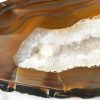 Rodaja de Ágata con geoda de cristales de cuarzo