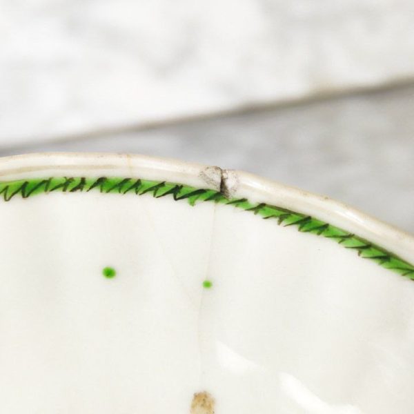 Plato Chino pequeño para té Periodo Qianlong o Jiaqing (1792-1820)