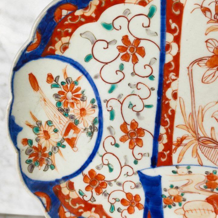 Plato Japonés Imari periodo Meiji s.XIX