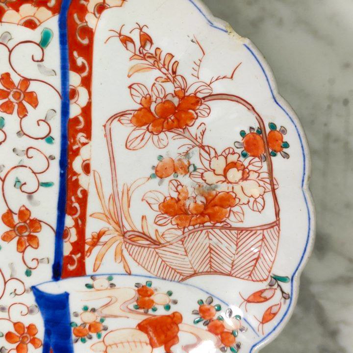 Plato Japonés Imari periodo Meiji s.XIX