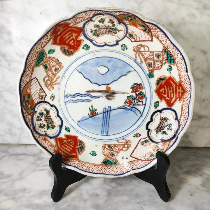 Plato Japonés Imari periodo Meiji s.XIX