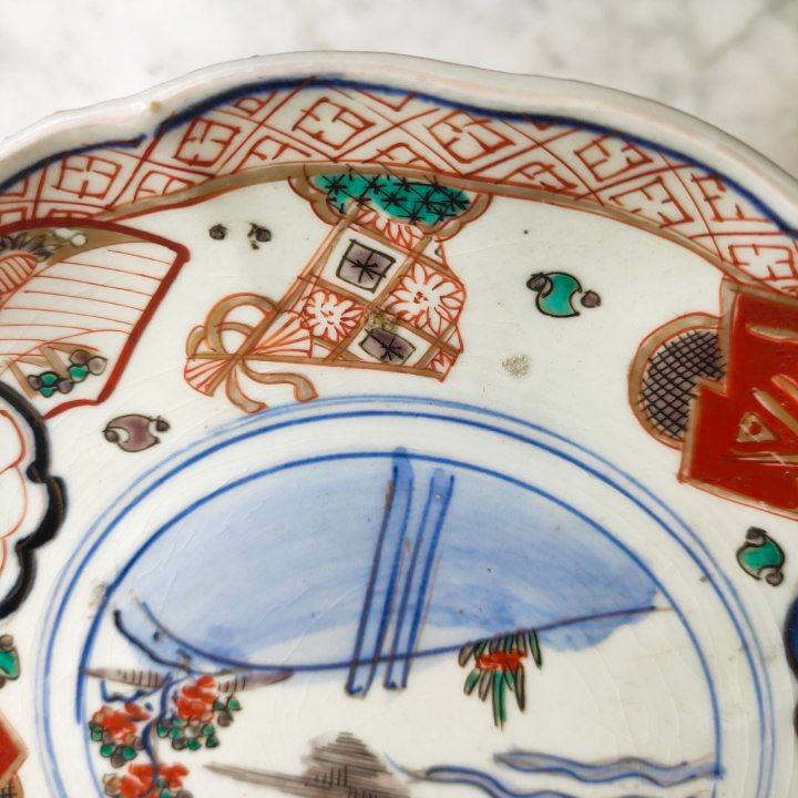 Plato Japonés Imari periodo Meiji s.XIX