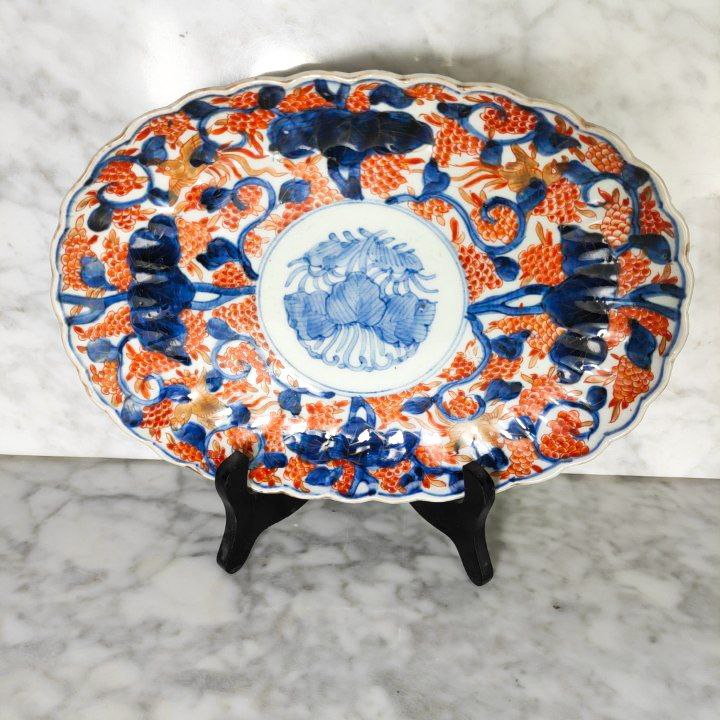 Plato Japonés Imari periodo Meiji s.XIX