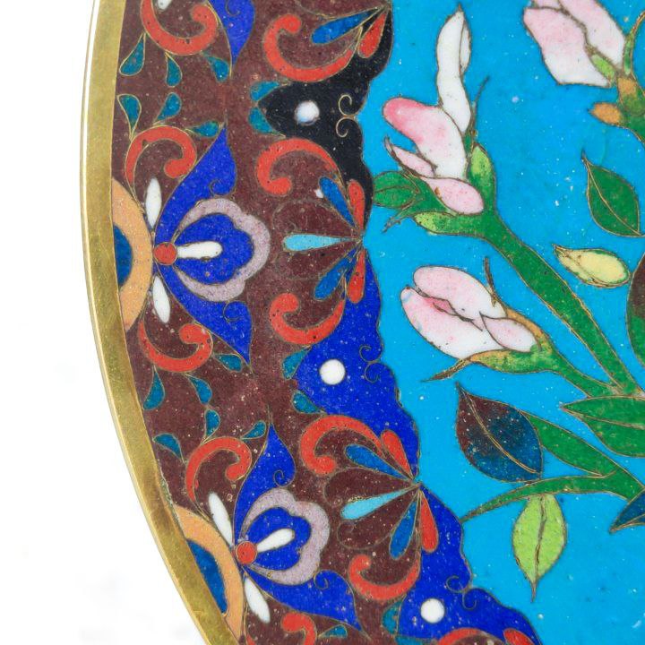 Plato Japonés de Cloisonné Periodo Meiji (1868-1911)
