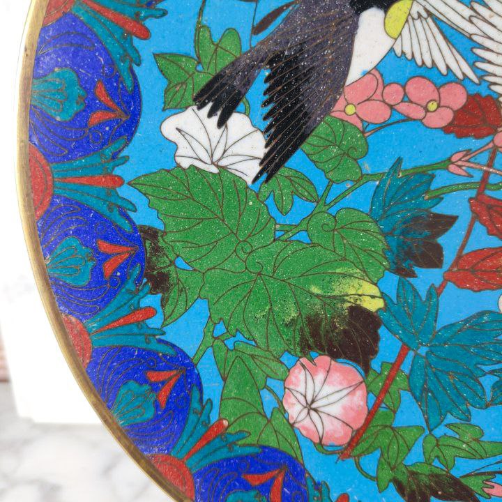 Plato Japonés de Cloisonné Periodo Meiji (1868-1911)