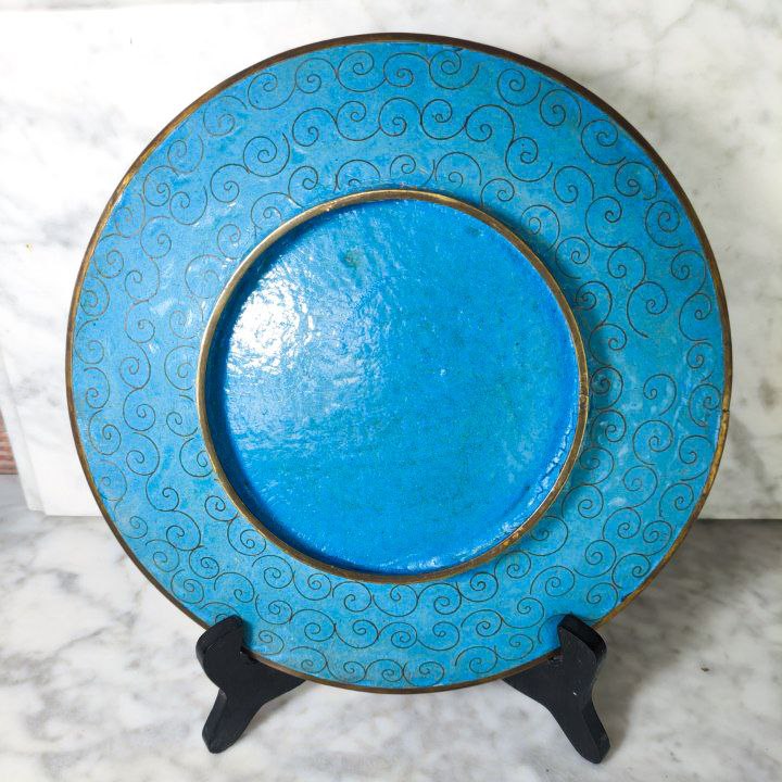 Plato Japonés de Cloisonné Periodo Meiji (1868-1911)