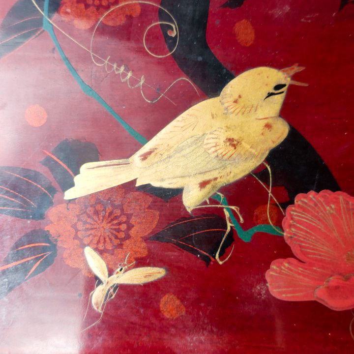 Caja lacada Japonesa del periodo Meiji (1868-1911) con llave