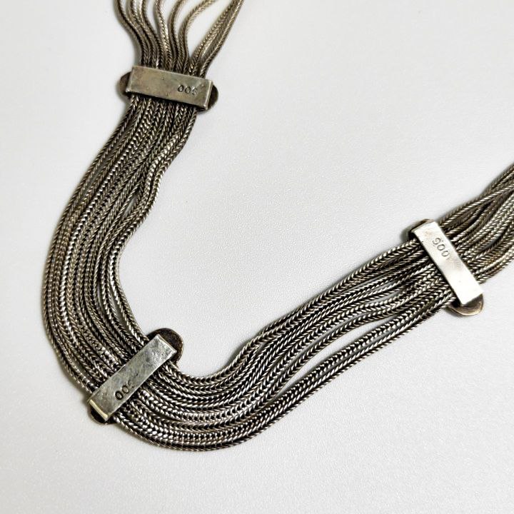 LOTE000175_05-1.jpg Collar de Plata antiguo para mujer con técnica artesanal del Niellado