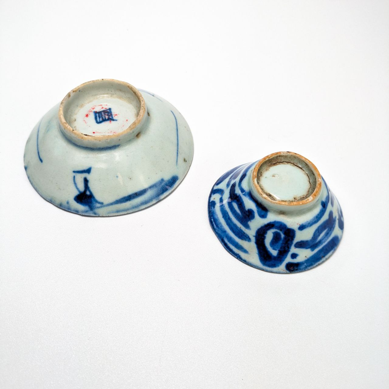 Recipientes Chinos de Porcelana Celadón Periodo Daoguang (1820-1850) Dinastía Qing