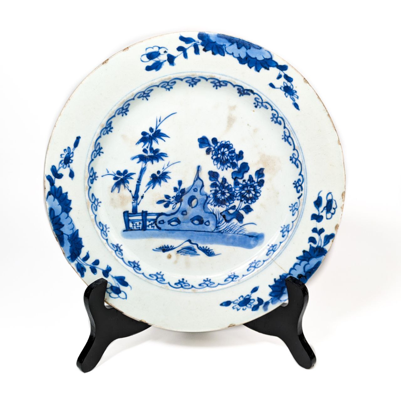 Plato Chino compania de Indias periodo Qianlong (1736-1795) dinastía Qing