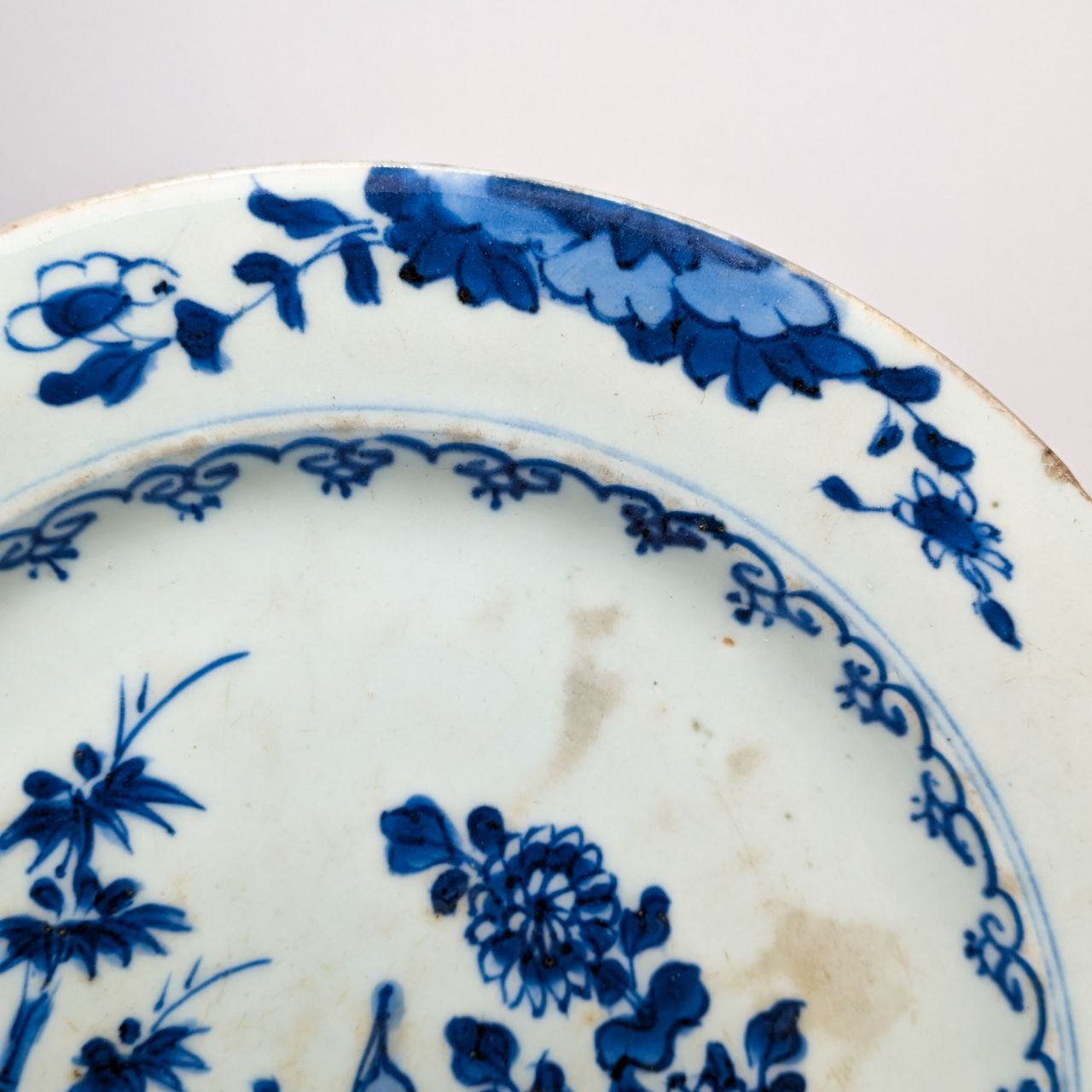 Plato Chino compania de Indias periodo Qianlong (1736-1795) dinastía Qing