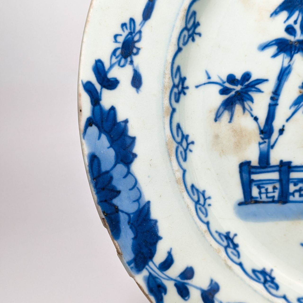 Plato Chino compania de Indias periodo Qianlong (1736-1795) dinastía Qing