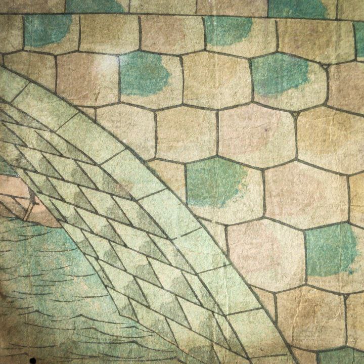 Grabado Japonés Ukiyo-e periodo Meiji c.1874 de Hiroshigue III