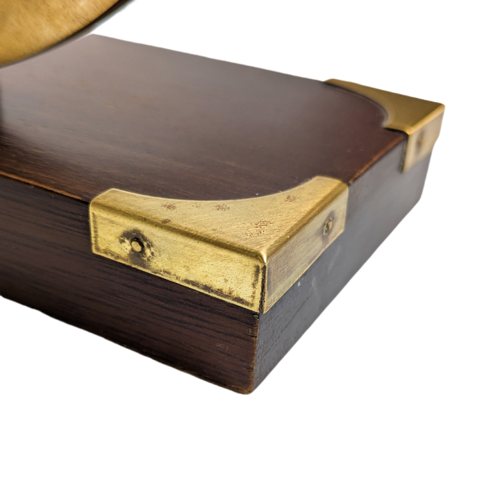 Lámpara en forma de Ancla Marinera de bronce estilo art decó c.1960