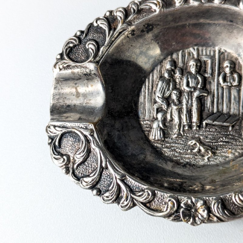 Cenicero Bañado en Plata, Paises Bajos