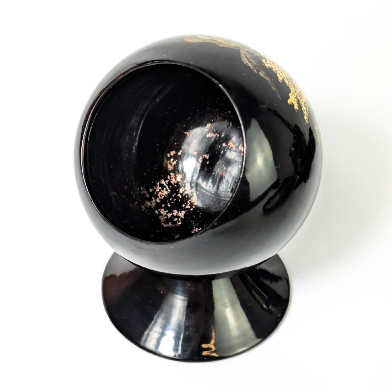 Set de tabaco para fumador, laca de Fujian, China, c.1950