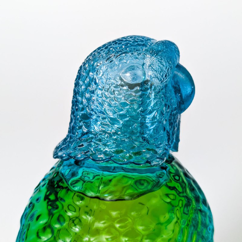 Botella vintage de colonia Avon Island Parakeet Moonwind c.1970