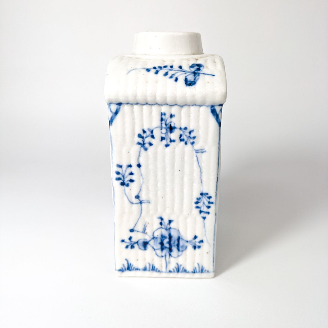 Caja de té de porcelana estilo Meissen, Alemania c.1900