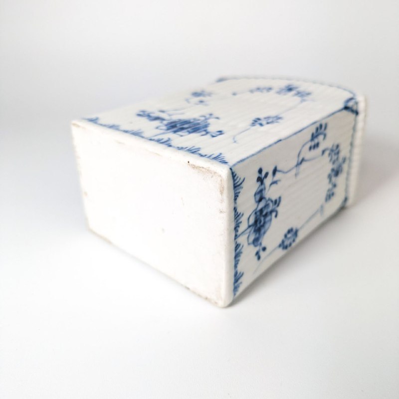 Caja de té de porcelana estilo Meissen, Alemania c.1900