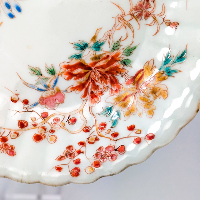 Plato Japonés de Porcelana Periodo Meiji (1868-1911)