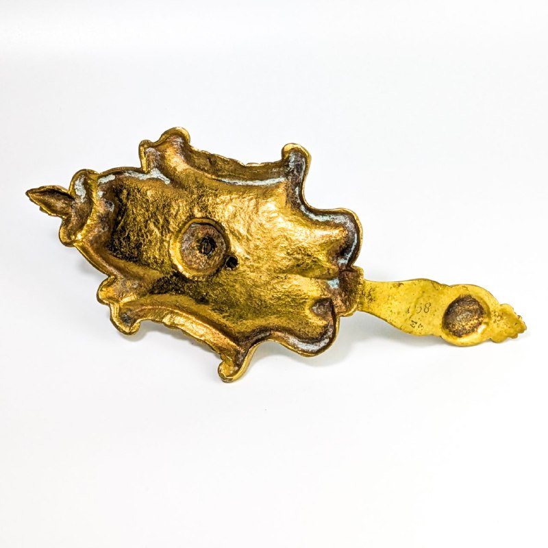 Palmatoria de bronce estilo Neorrococó Francesa c.1900