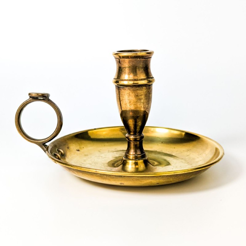 Palmatoria de bronce Peerage Made in England c.1950