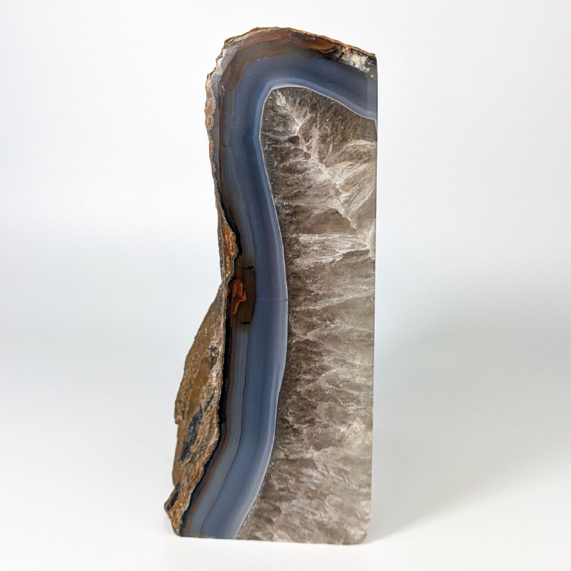 Sujetalibros de geóda de Ágata de Brasil