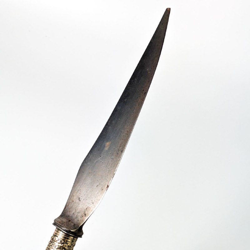 Cubiertos Victorianos de Inglaterra con cuerno de ciervo de finales s.XIX