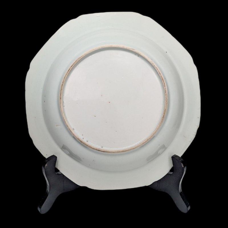 Plato Chino Dinastía Qing Periodo Qianlong Patrón Willow (1735-1796)