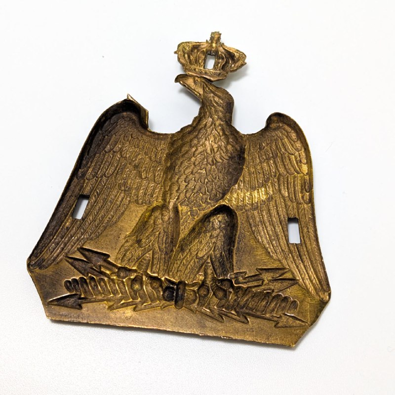 Placa Shako de Aguila del Segundo Imperio de Napoleón III c.1860
