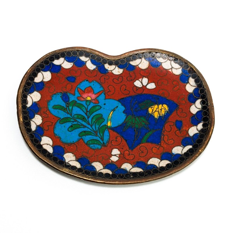 Platito Chino de Cloisonne periodo Primera República (1911-1949)