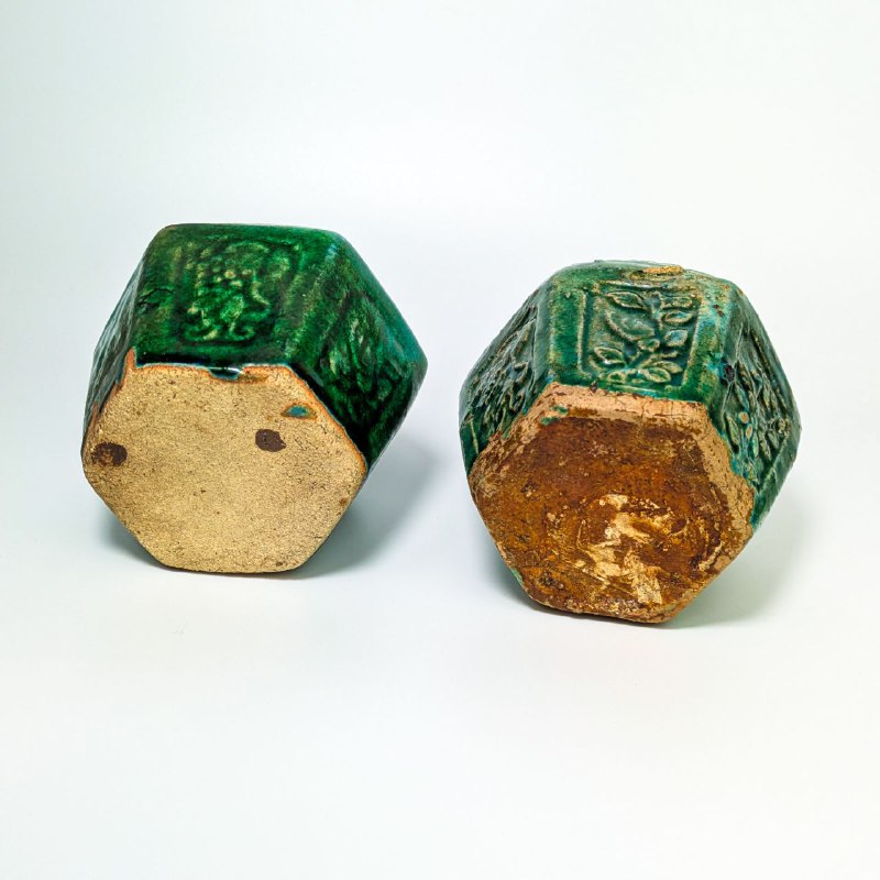 Pareja de Tarros de Jengibre de Shiwan, China c.1940