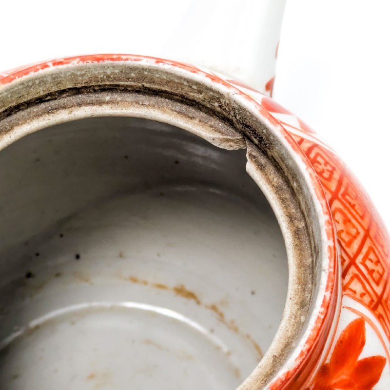 Tetera Japonesa de Kutani Periodo Meiji (1911-1949)